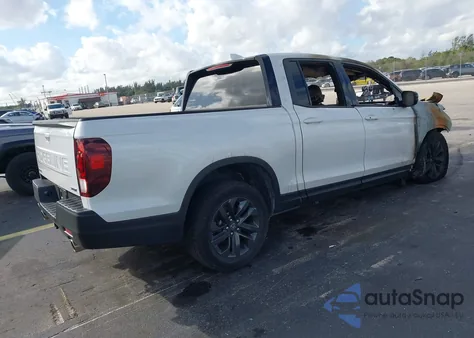 2025 Honda Ridgeline Sport from USA, damaged, VIN 5FPYK3F17SB017016